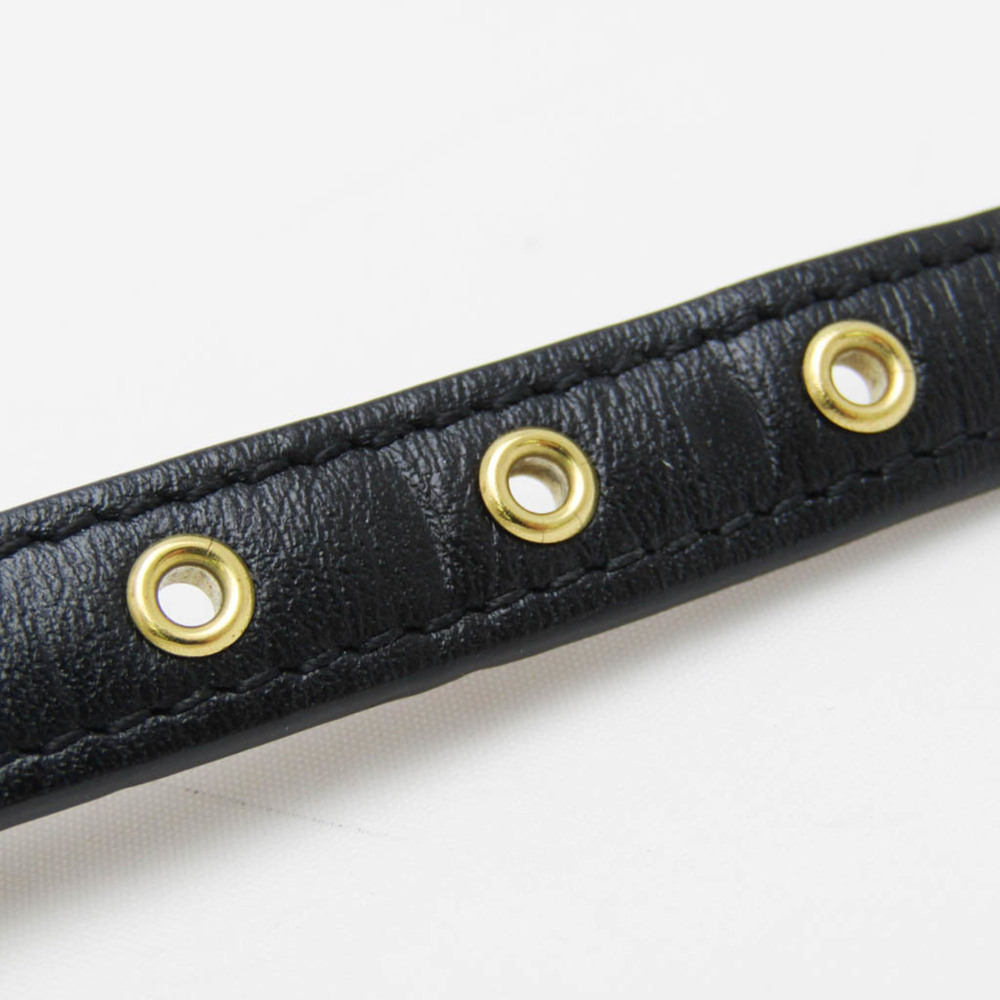 LOUIS VUITTON Black Leather Bracelet - Picture 6 of 10